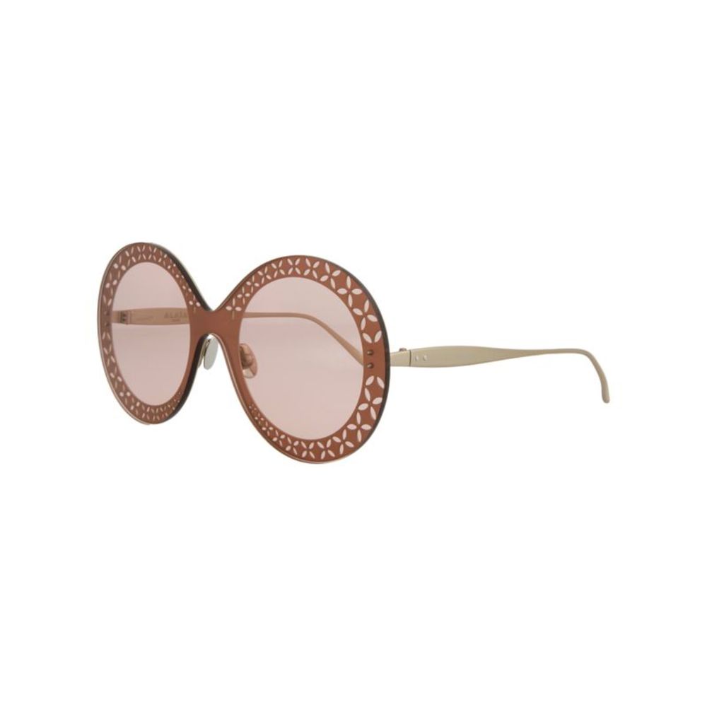 Alaia Aviator-Style Metal Sunglasses Gold Womens - Picture 2 of 4